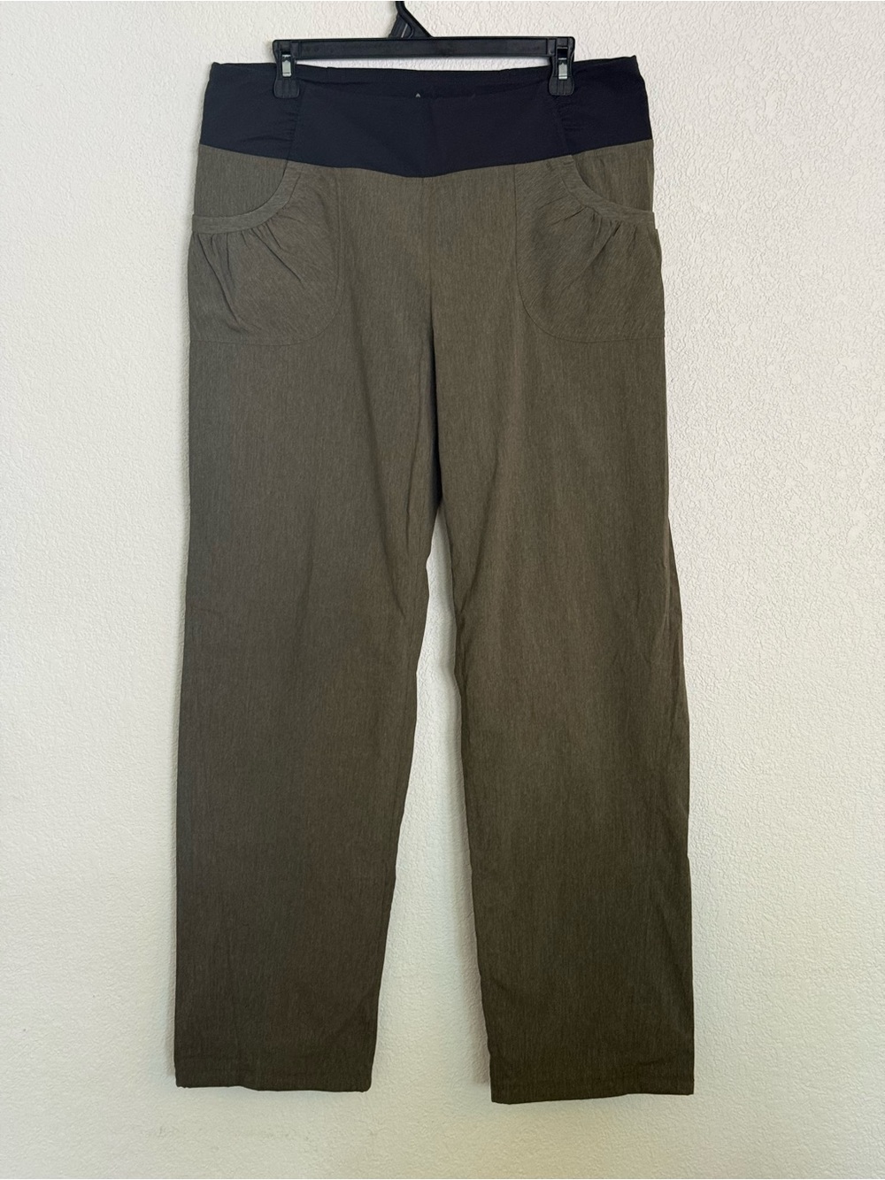 Prana Summit Pant  Olive Green Stretch Waist Pants